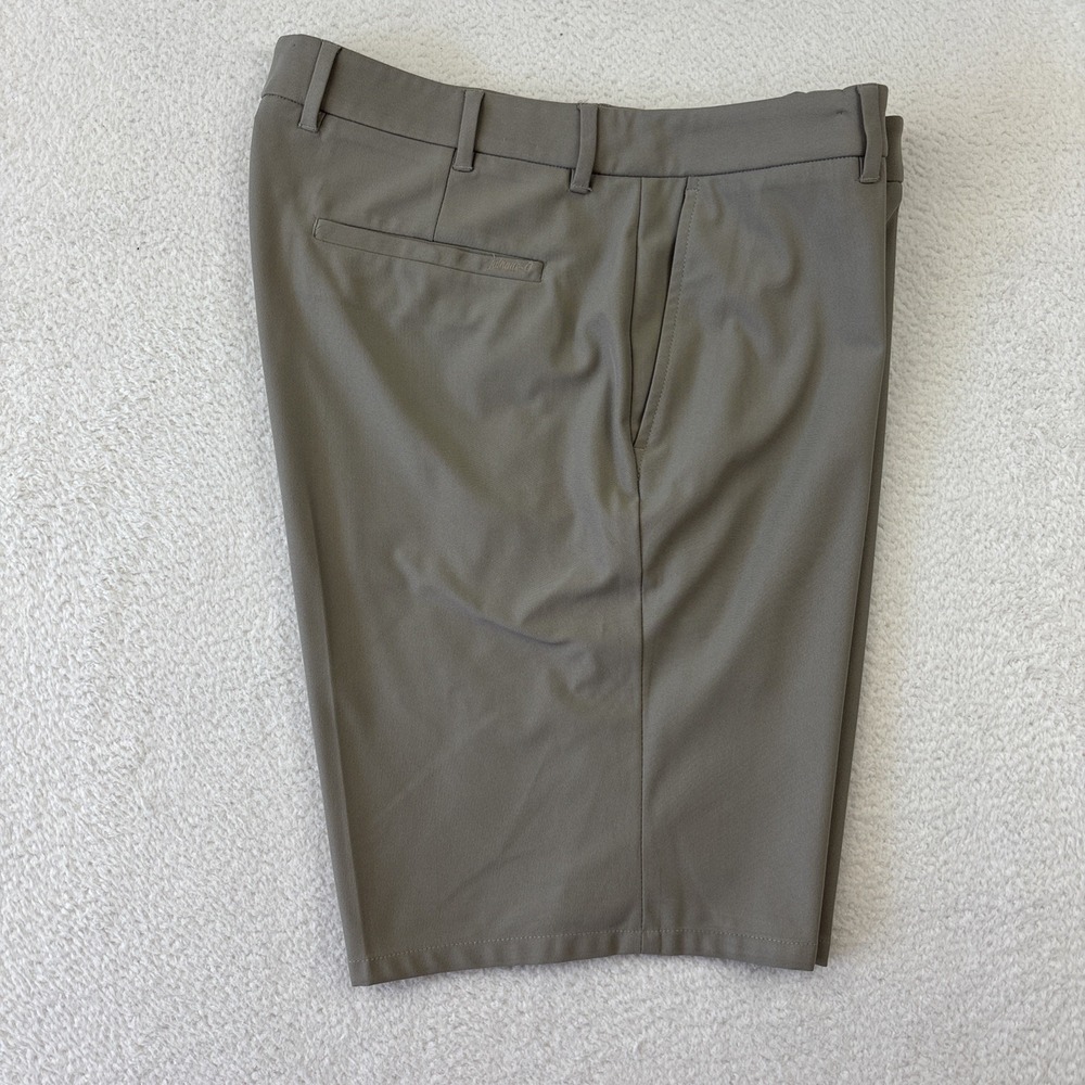JOHNNIE-O Mens Prep-Formance Chino Shorts Size 36 Khaki Performance Stretch Golf
